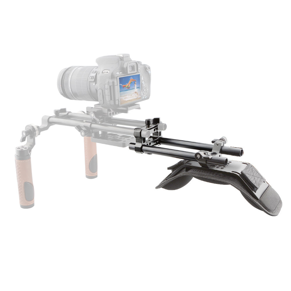 CAMVATE Shoulder Mount Kit for 15mm Rail Support Rig (Riser Railblock )