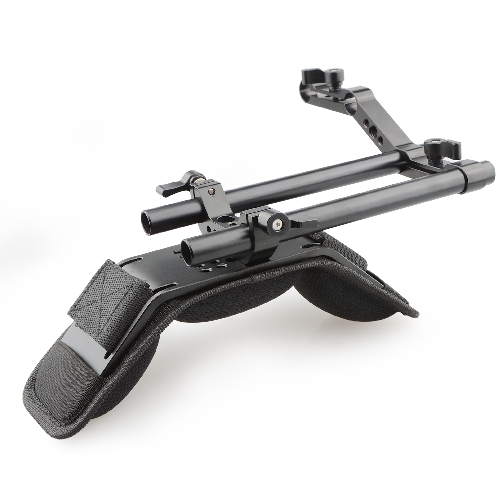 CAMVATE Shoulder Mount Kit for 15mm Rail Support Rig (Z Shaped Railblock )