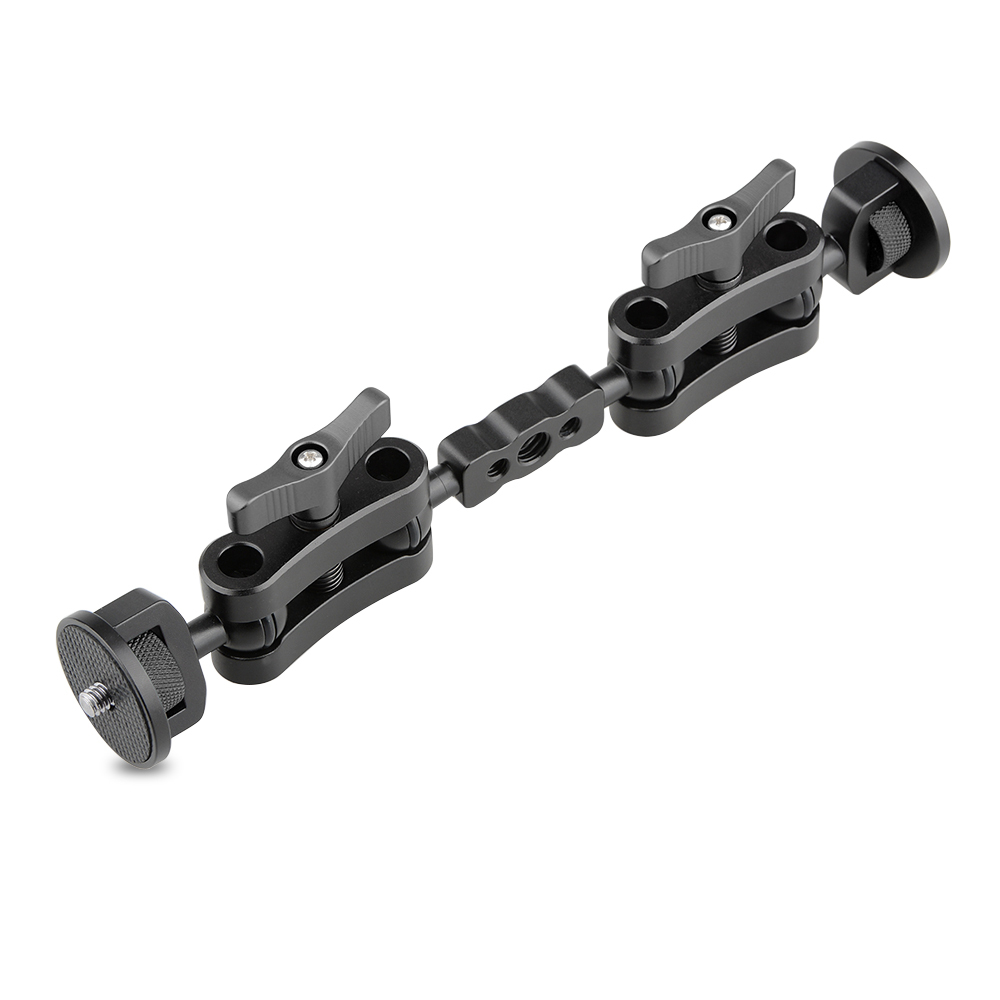 CAMVATE Ultra Articulating Arm with 1/4"-20 Ball Heads Mount (Black)
