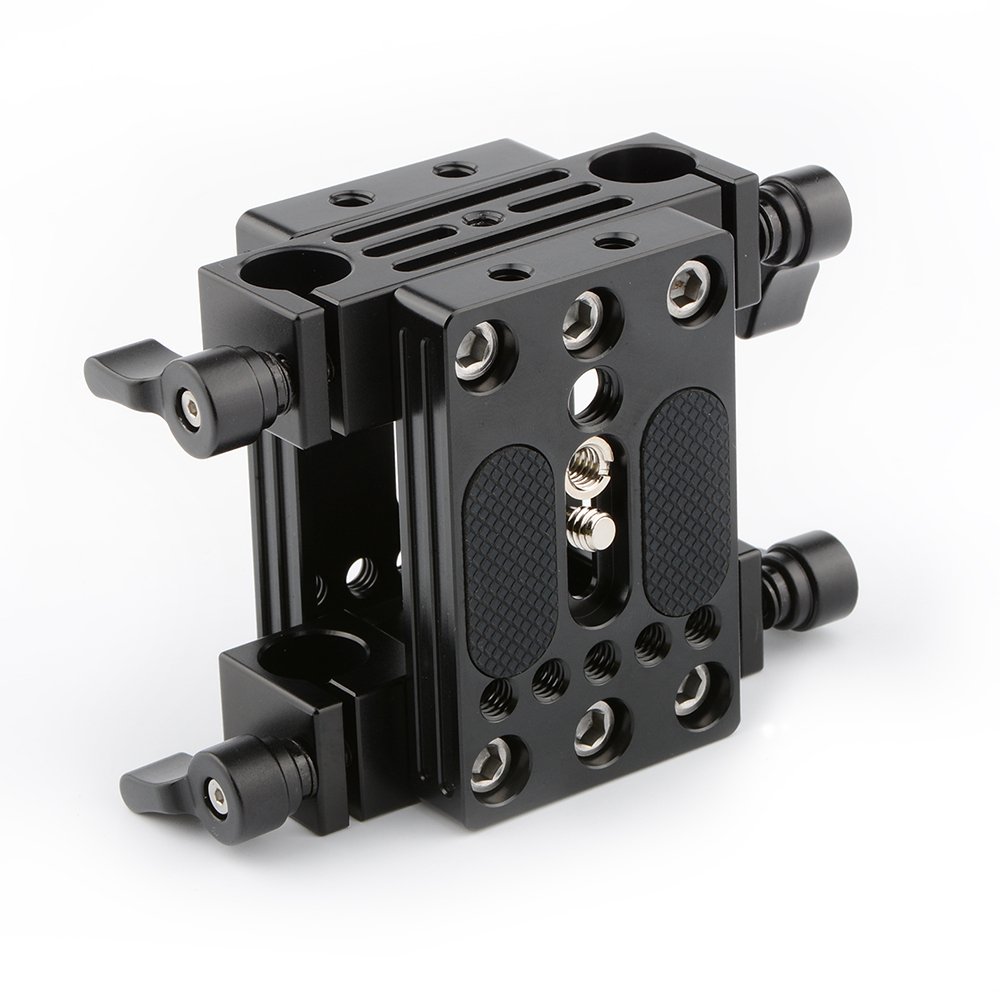 CAMVATE Support Base Plate with 15mm Rod Clamp Railblocks