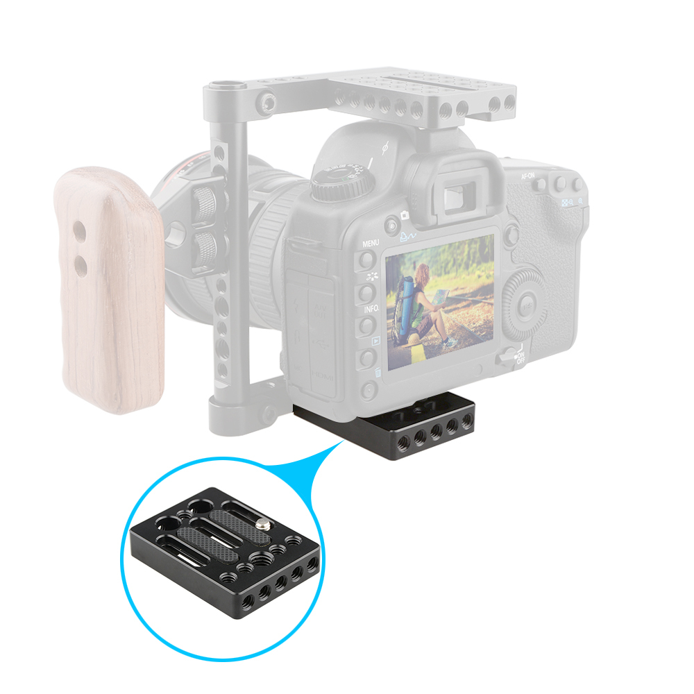 CAMVATE DSLR Camera Baseplate for Cage Rig (Universal)