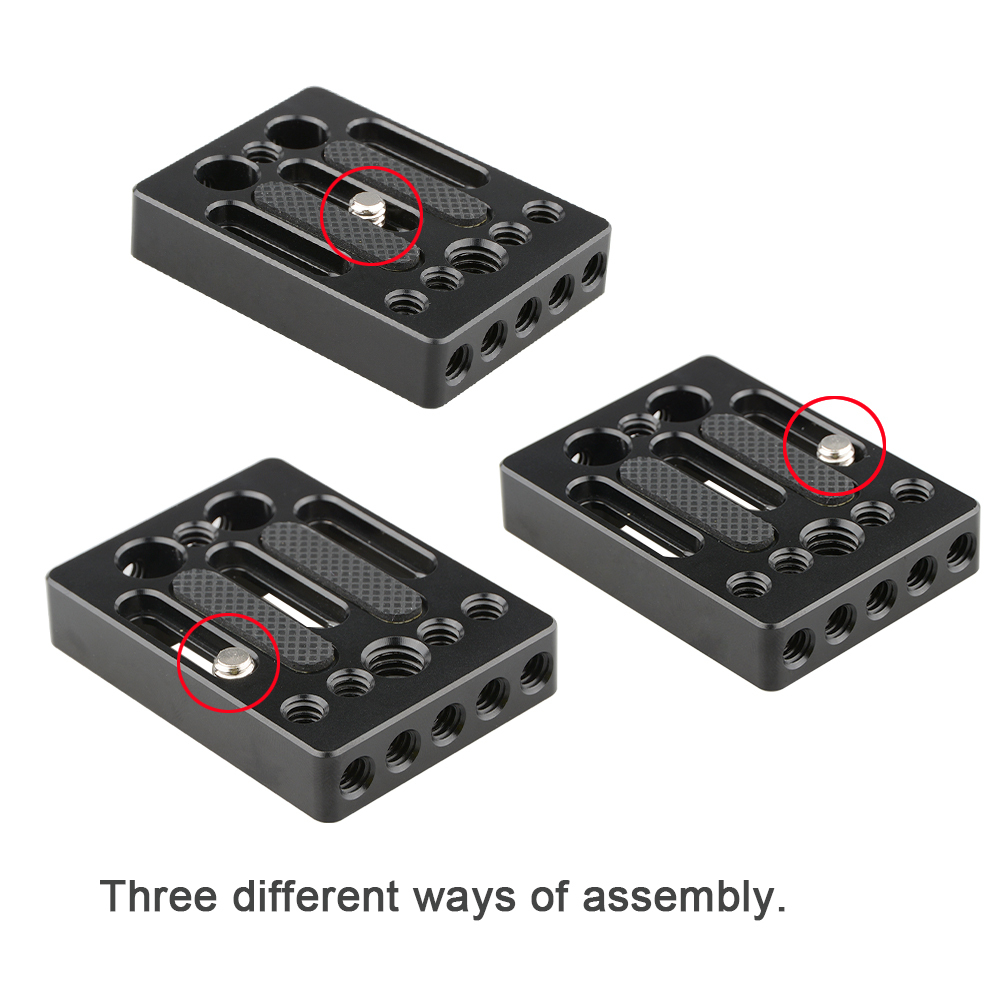 CAMVATE DSLR Camera Baseplate for Cage Rig (Universal)