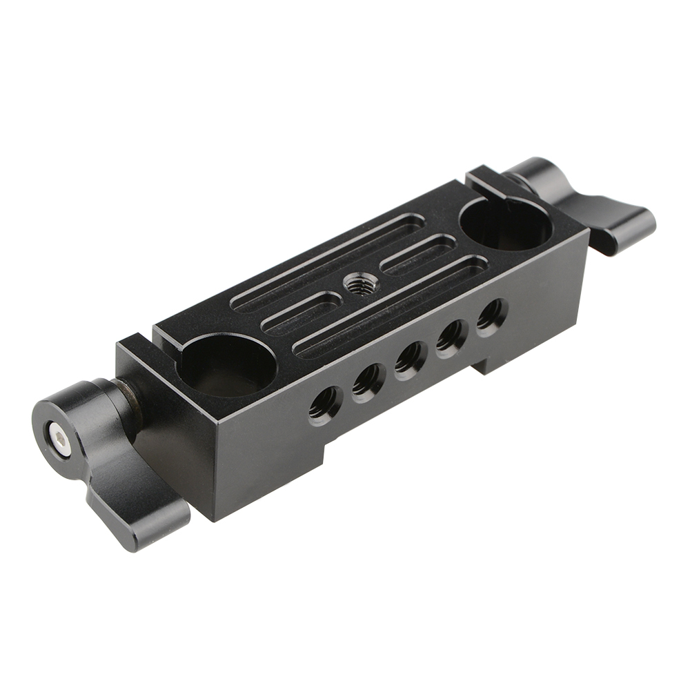 CAMVATE Rod Clamp 15mm Railblock (Black, 2-Piece)
