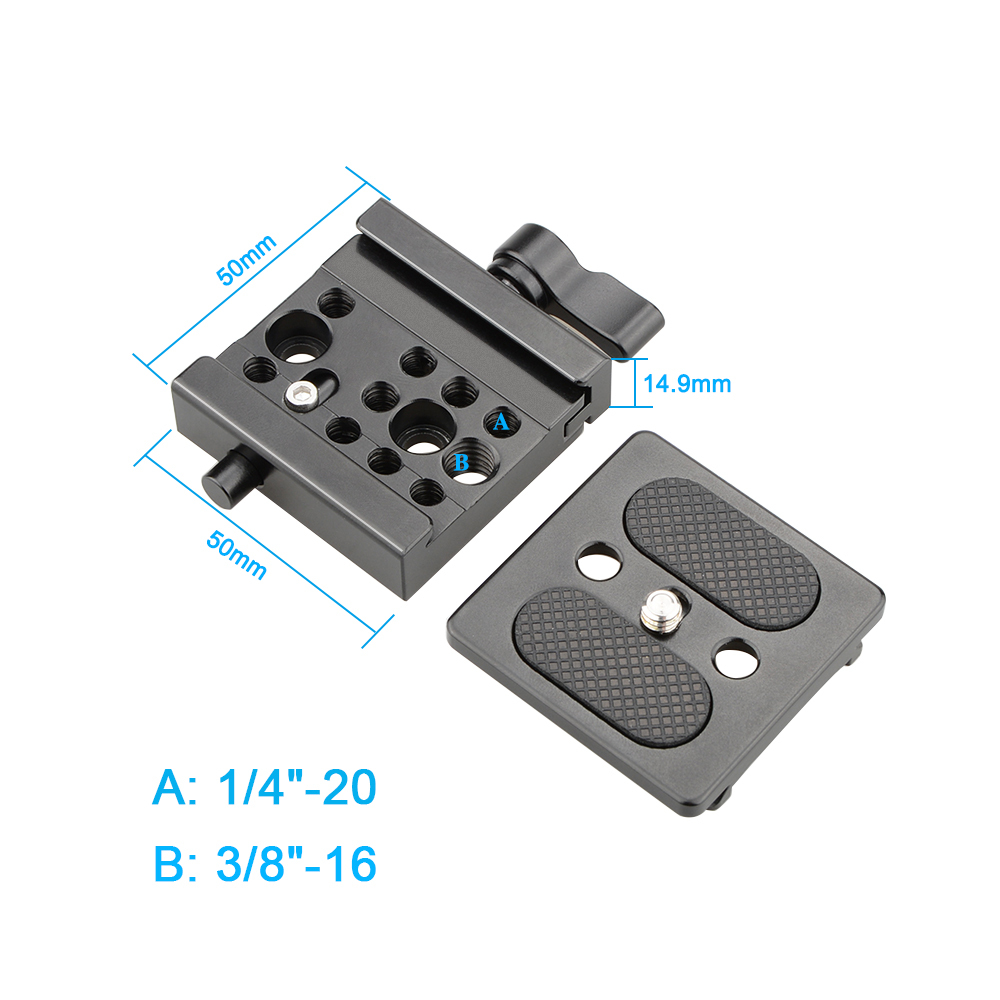 CAMVATE ARCA Style Quick Release Plate QR Clamp (50mm)