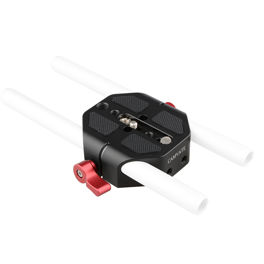 CAMVATE Baseplate (Red Wingnut)  For C100/300/500