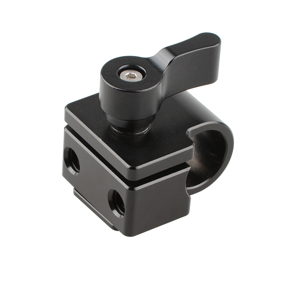 CAMVATE Shoe Mount to 15mm Rod Clamp Adapter