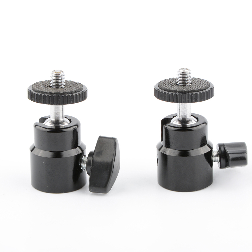 CAMVATE 1/4"-20 Mini Ball Head (2 Pieces)