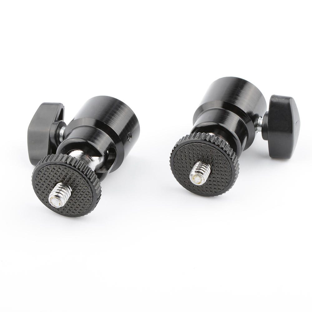 CAMVATE 1/4"-20 Mini Ball Head (2 Pieces)