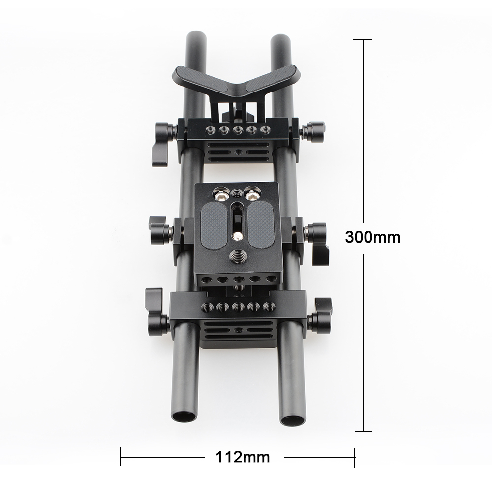 CAMVATE Pro DSLR Shoulder Mount Support Rig Kit For Universal Use