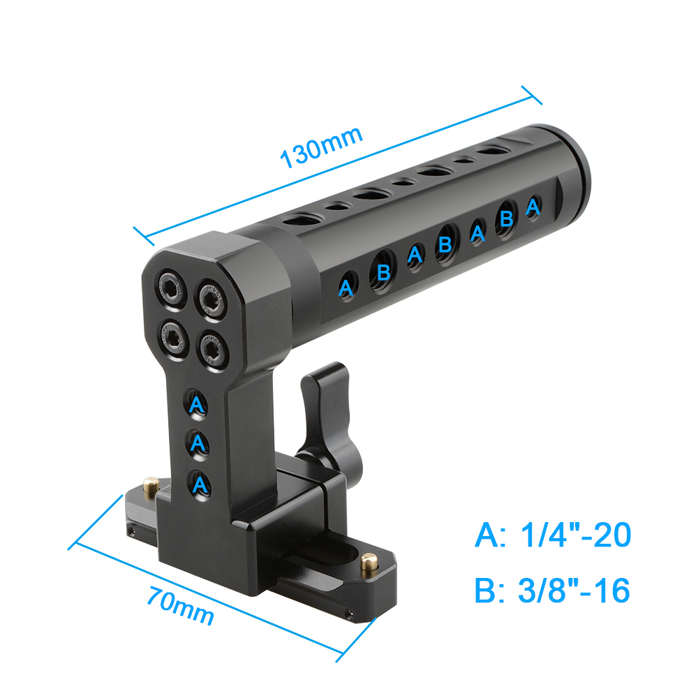 CAMVATE QR Top Cheese Handle With 70mm NATO Rail