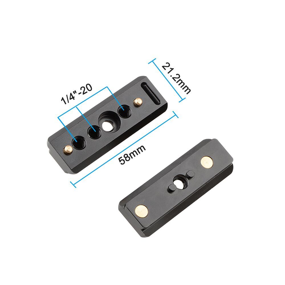 CAMVATE Quick Release NATO Rail 58mm For SmallHD 700 Monitor Series
