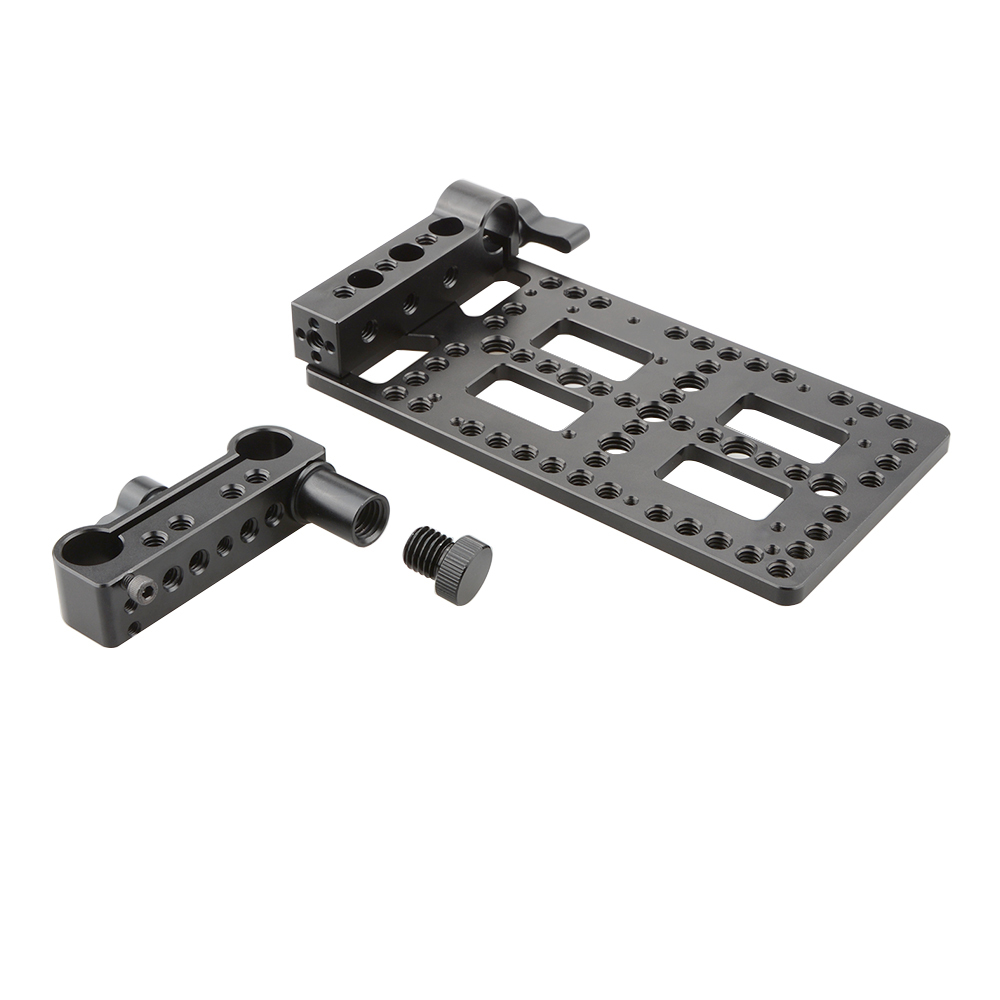 CAMVATE Versatile Battery Plate With Rod Clamp