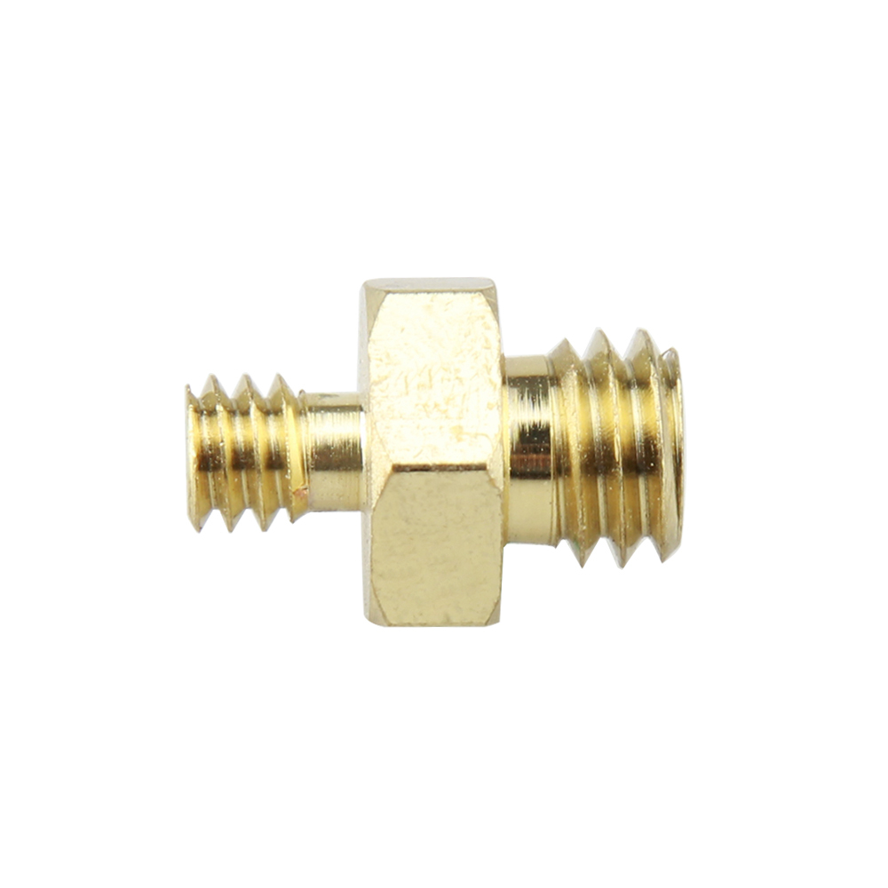 CAMVATE Double Male Threaded Screw Adapter 1/4" to 3/8" Convert Adaptor Hexagon