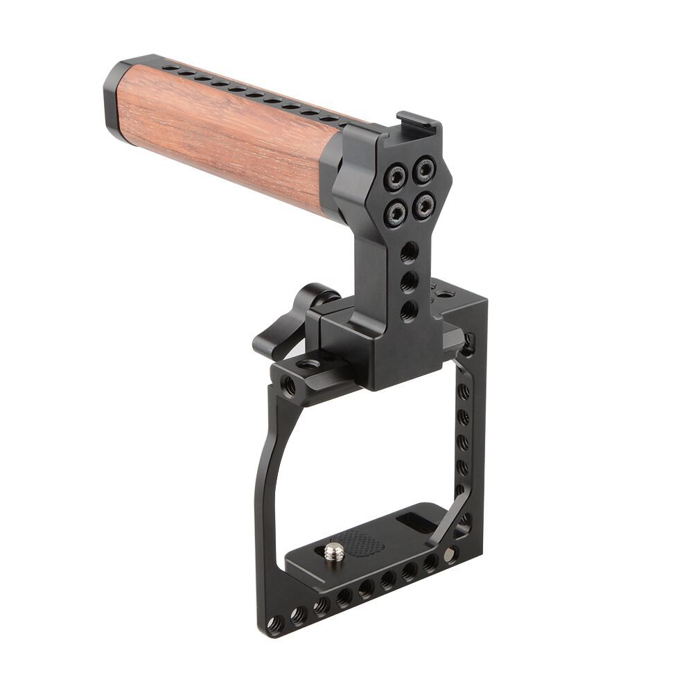 CAMVATE Camera Cage Rig With QR Top Handle For Sony A6000 A6300 A6400 A6500 A6600 4K Cameras