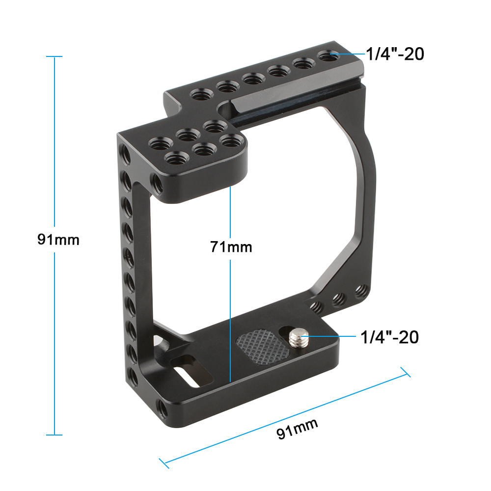CAMVATE Camera Cage Frame For Sony A6000 / A6300 / A6400 / A6500 / A6600 & Canon Eos M