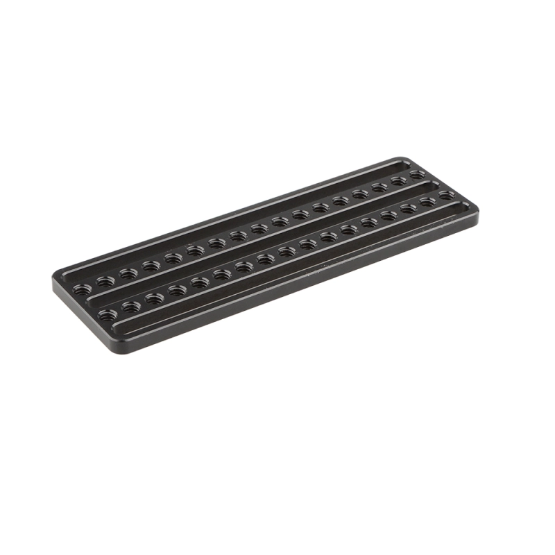 CAMVATE Mounting Cheese Plate with  1/4" Thread Holes For Monitor Cage