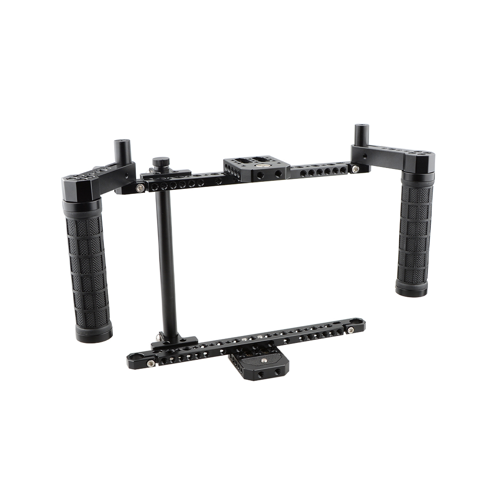 CAMVATE Monitor Cage Kit With Adjustable Handle Grips