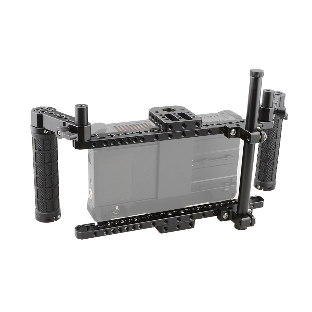 CAMVATE Monitor Cage Kit With Adjustable Handle Grips