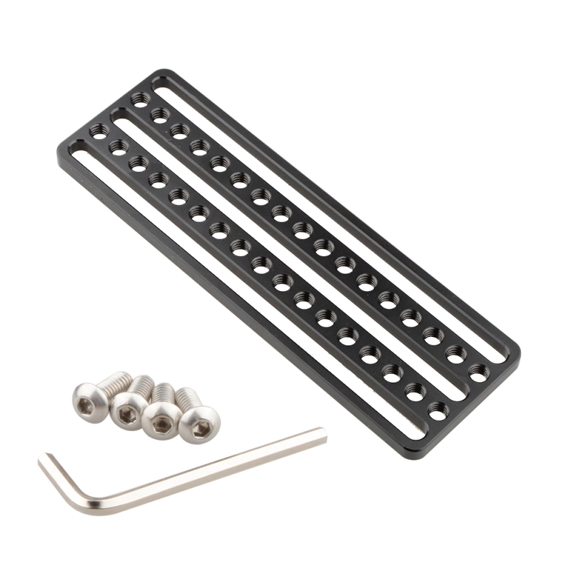 CAMVATE Mounting Cheese Plate with  1/4" Thread Holes For Monitor Cage