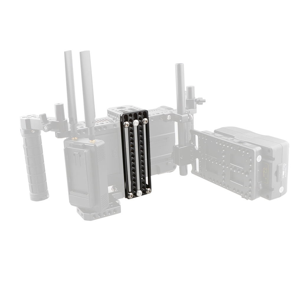 CAMVATE Mounting Cheese Plate with  1/4" Thread Holes For Monitor Cage