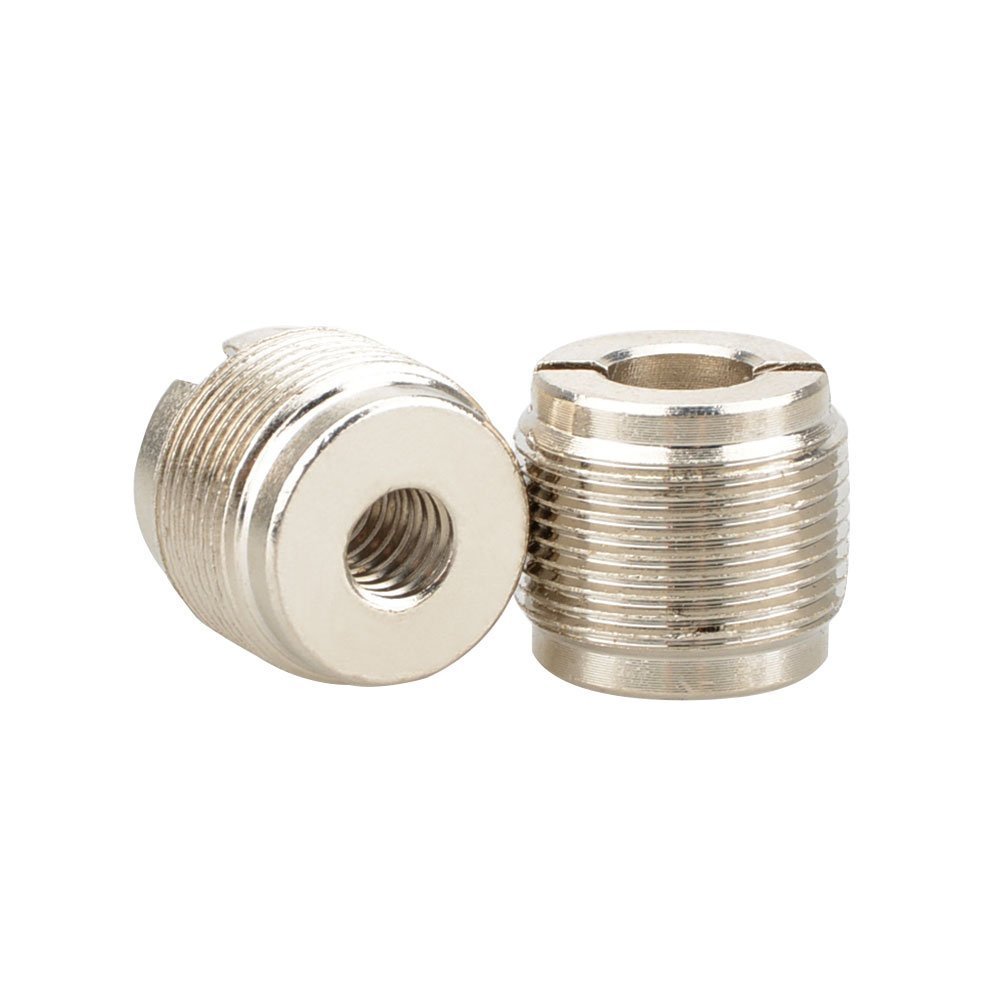 CAMVATE 2 Pieces 5/8" Male to 1/4-20 Female Microphone Mount Adapter