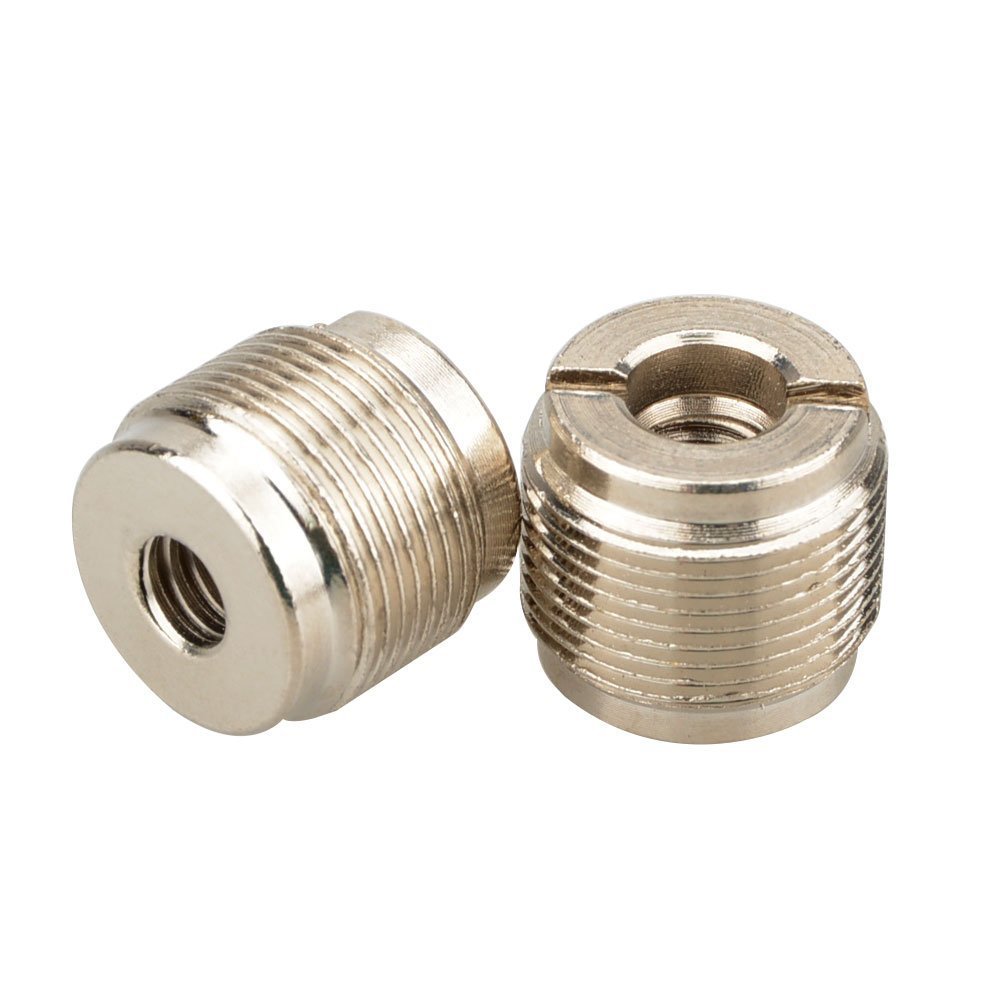 CAMVATE 2 Pieces 5/8" Male to 1/4-20 Female Microphone Mount Adapter