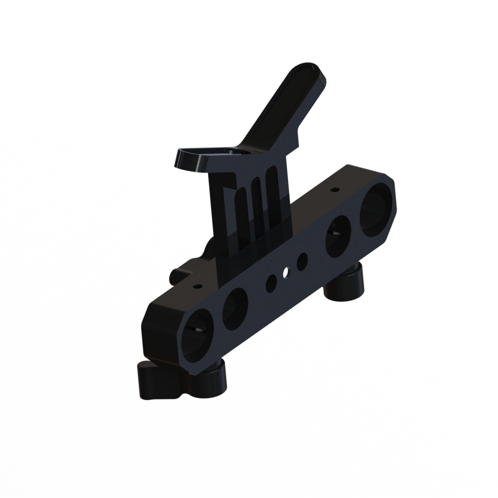 CAMVATE 15mm 19mm Rod Clamp With Lens Support (Custom Made)