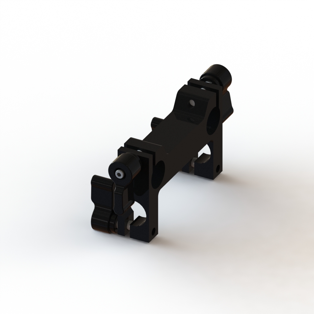 CAMVATE 4-Holes 15mm Rod Clamp For Mutually Perpendicular Rod Setup(Custom Made)