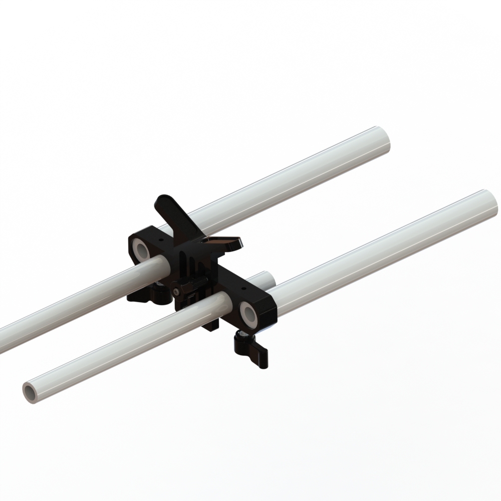 CAMVATE 15mm 19mm Rod Clamp With Lens Support (Custom Made)