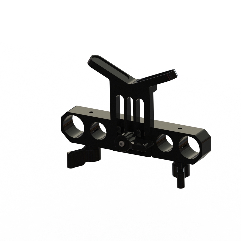 CAMVATE 15mm 19mm Rod Clamp With Lens Support (Custom Made)
