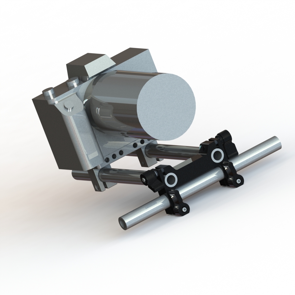 CAMVATE 4-Holes 15mm Rod Clamp For Mutually Perpendicular Rod Setup(Custom Made)