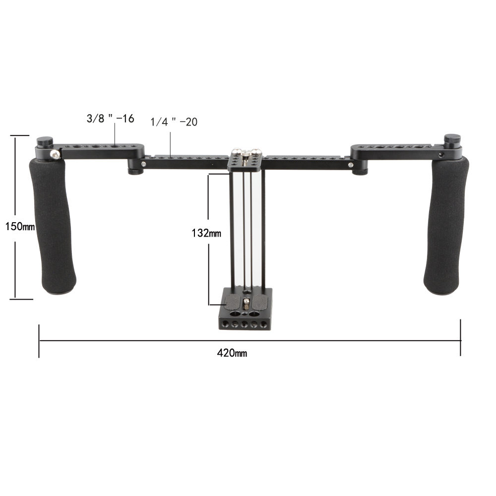 CAMVATE Concise Monitor Cage With Adjustable Sponge Handles