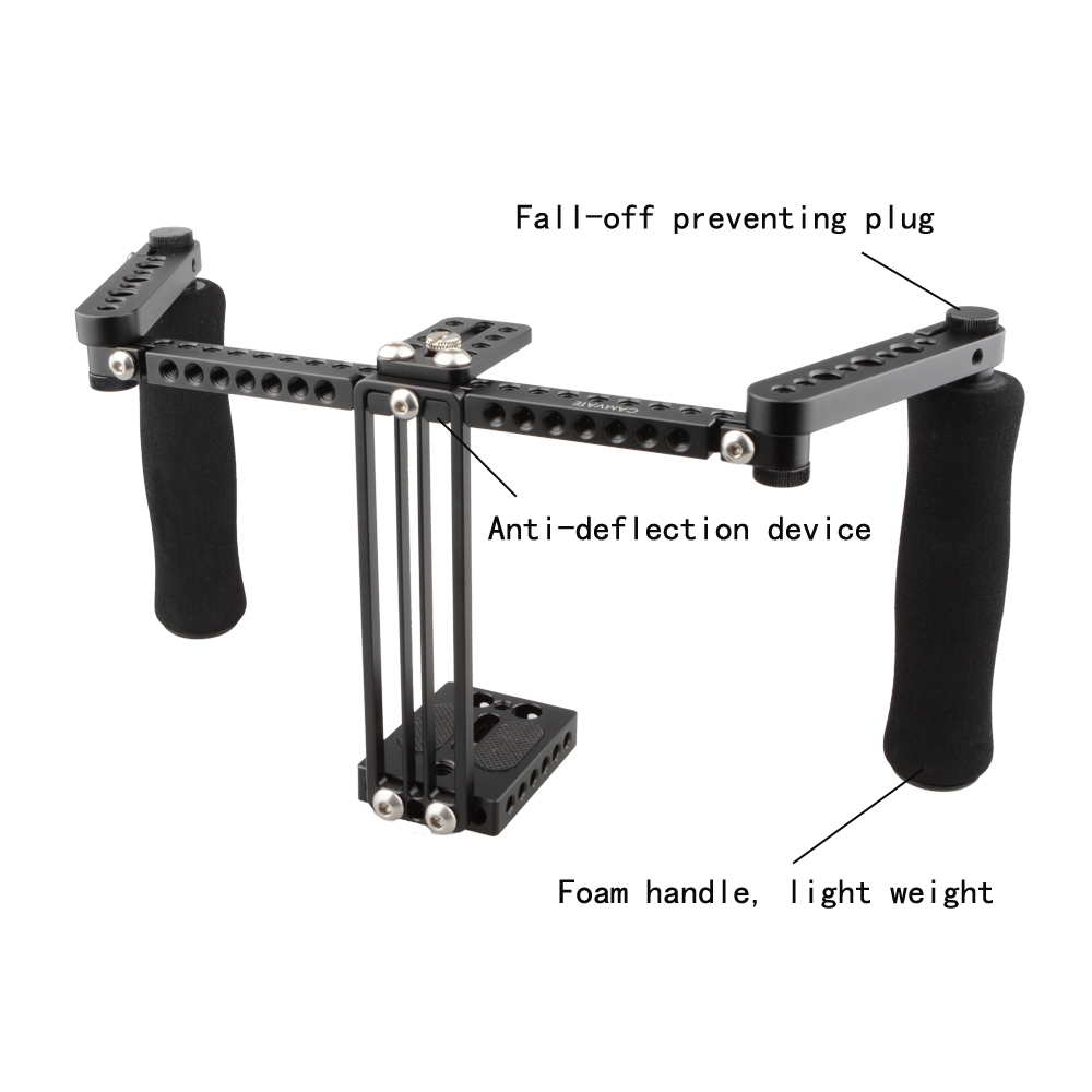 CAMVATE Concise Monitor Cage With Adjustable Sponge Handles
