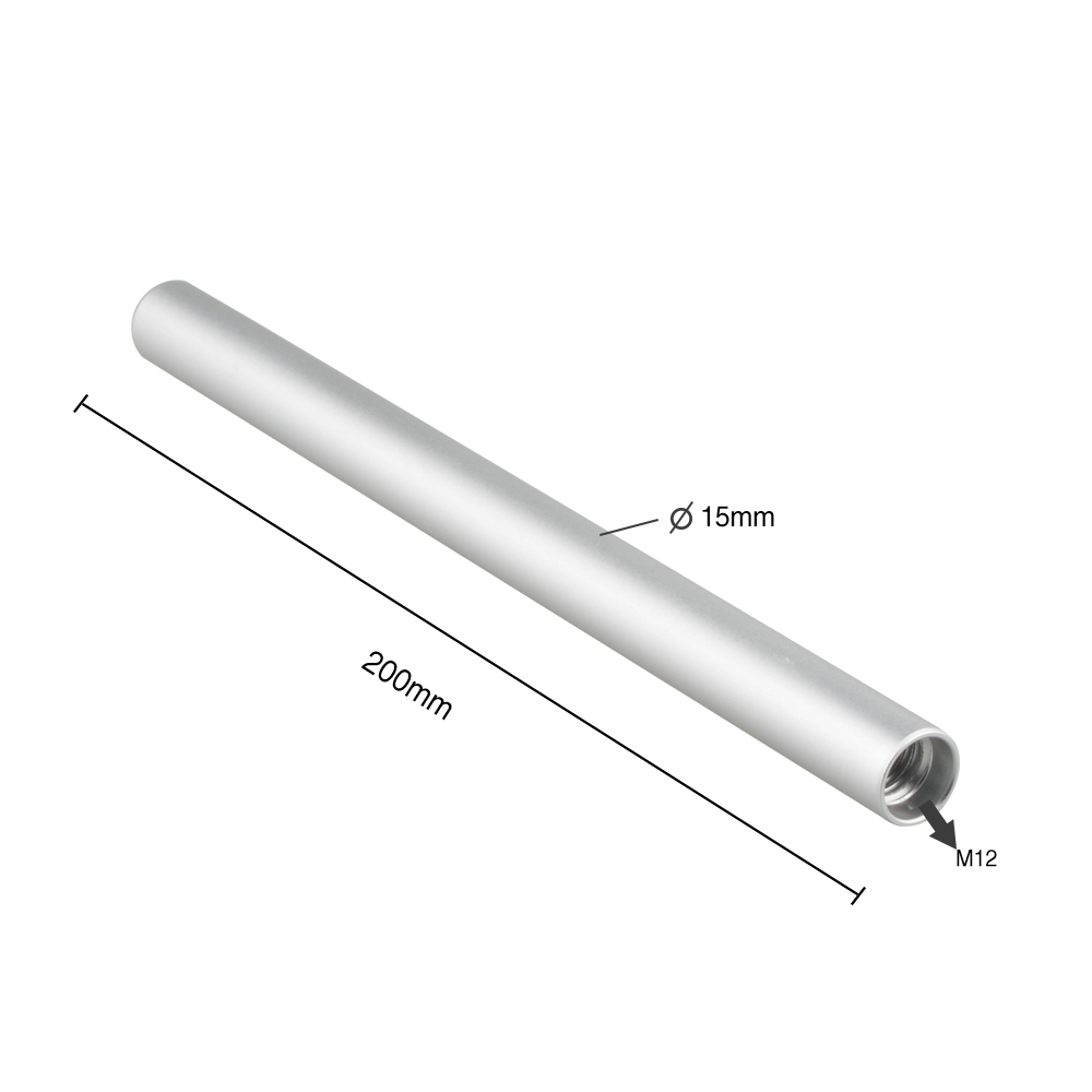 CAMVATE 15mm Support Rod(20cm 7.9")