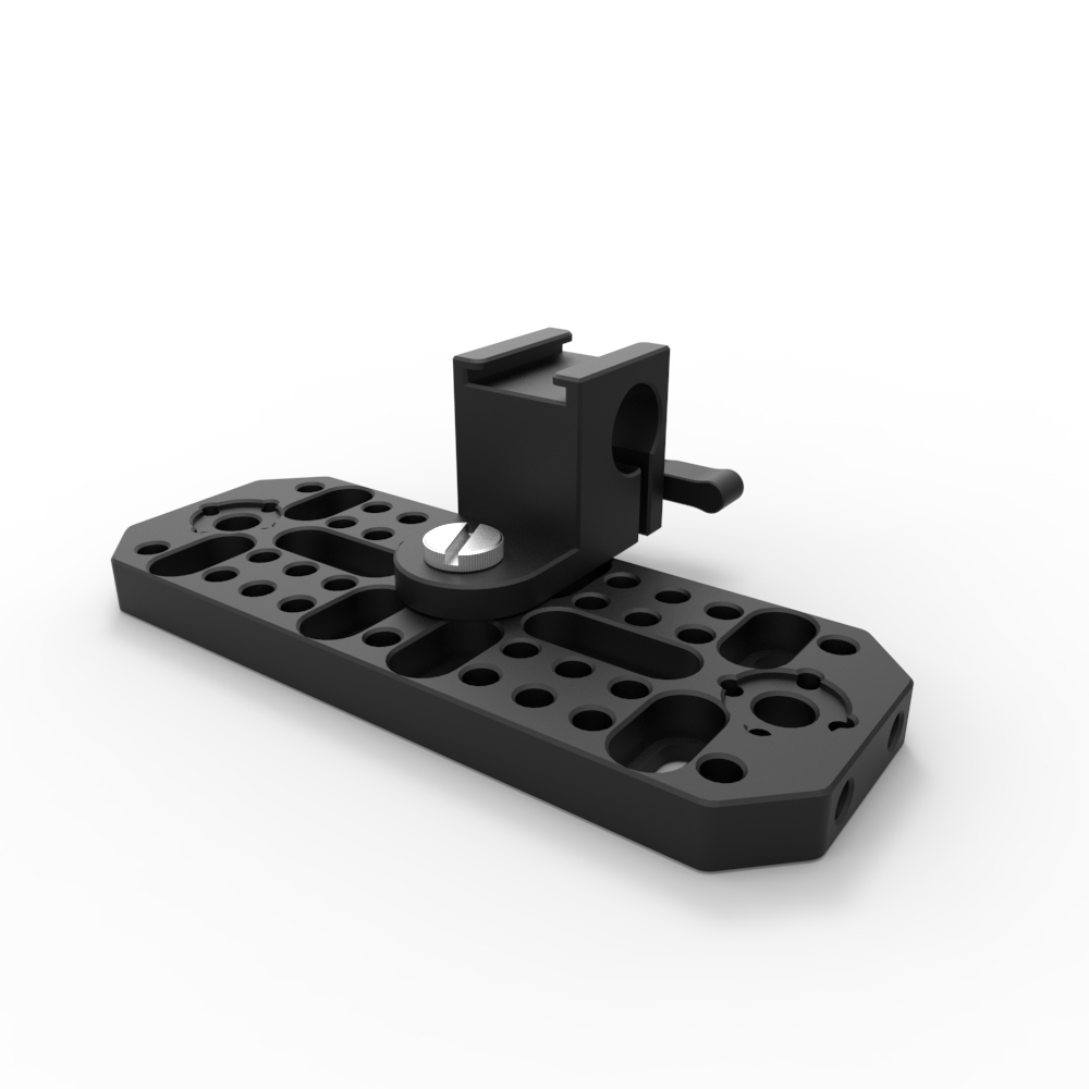 CAMVATE 15mm Rod Clamp With Cold Shoe Mount  (Custom Made)