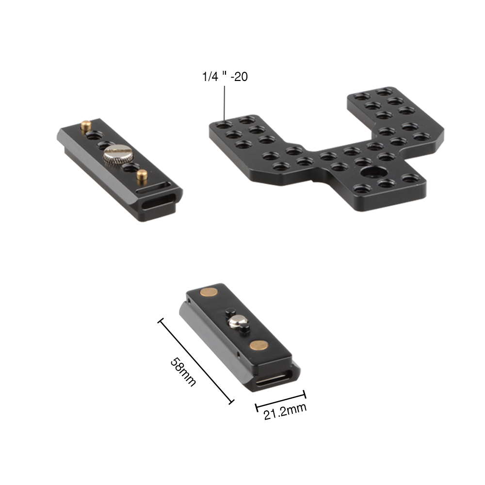 CAMVATE Monitor Bracket & NATO Rail For SmallHD 700 Series