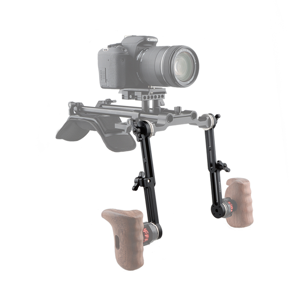 CAMVATE Adjustable Extension Arm With Double Rosette Mounts  (1 Pair)