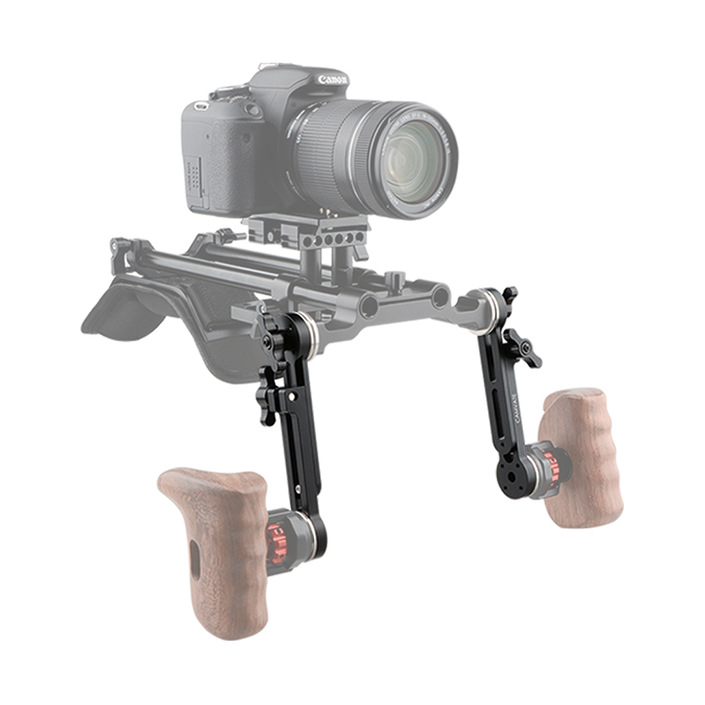 CAMVATE Adjustable Extension Arm With Double Rosette Mounts  (1 Pair)