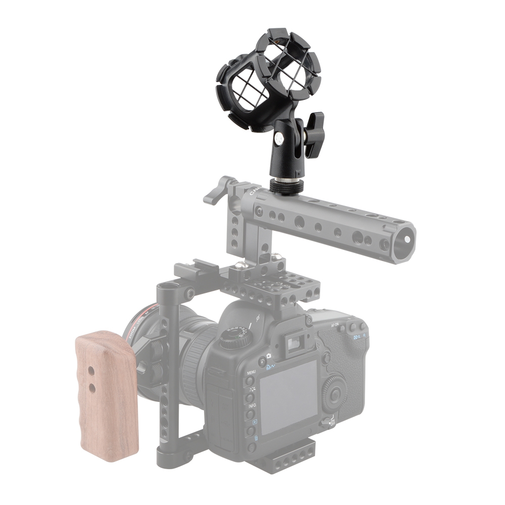 CAMVATE Adjustable Microphone Support With 1/4" Thread Screw Mount