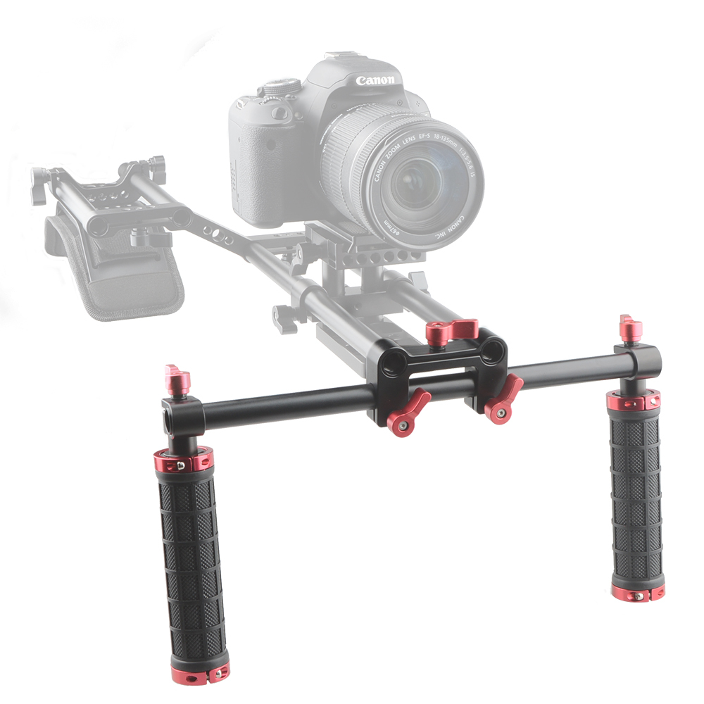 CAMVATE Camera Handle Grips Handlebar Support Kit for DSLR Camera Camcorder Shoulder Rig