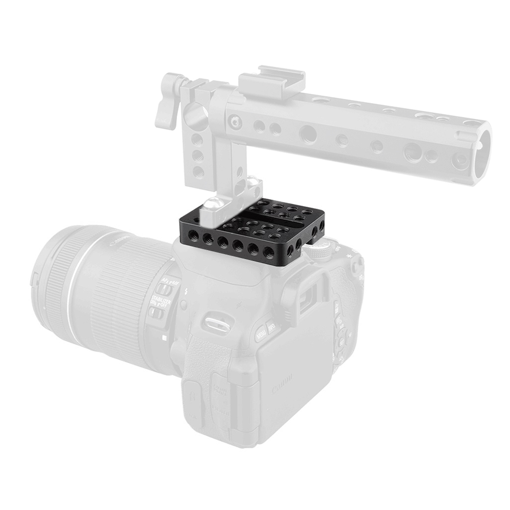 CAMVATE DSLR Camera Top Mounting Plate for Canon Nikon Sony Panasonnic