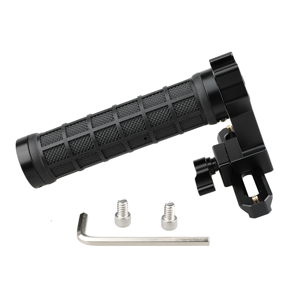 CAMVATE Quick Release Handle (Black Rubber Grip) with 100mm NATO Rail
