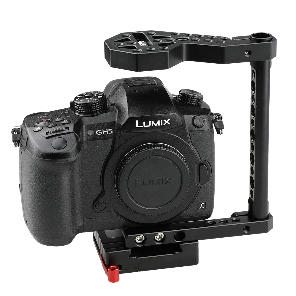 CAMVATE Camera  DSLR Cage  for Cameras Panasonic GH5, GH4, GH3, Fujifilm X-T2, DSLRs Canon EOS 650D, 550D, NIKON D330,SIGMA DP2