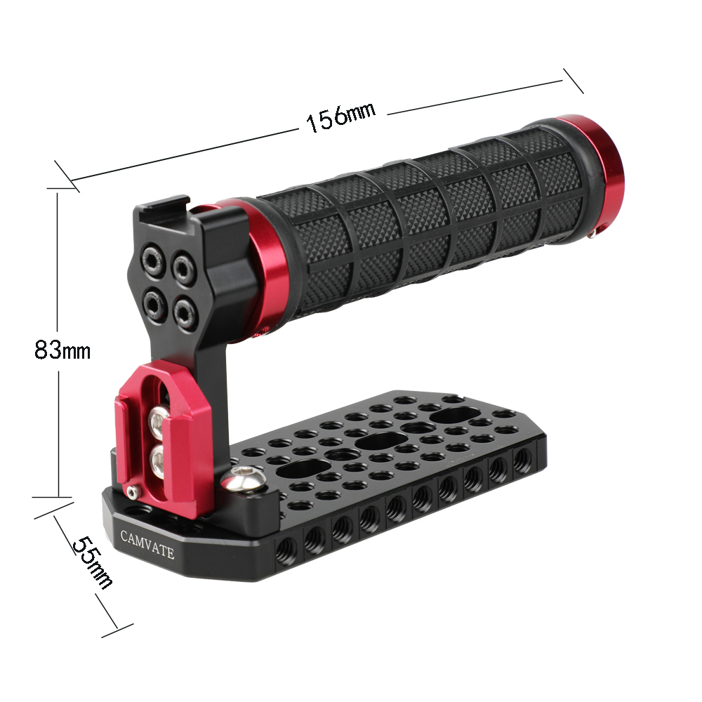 CAMVATE Handle Grip Top Cheese Plate for BMD (Red Ring)