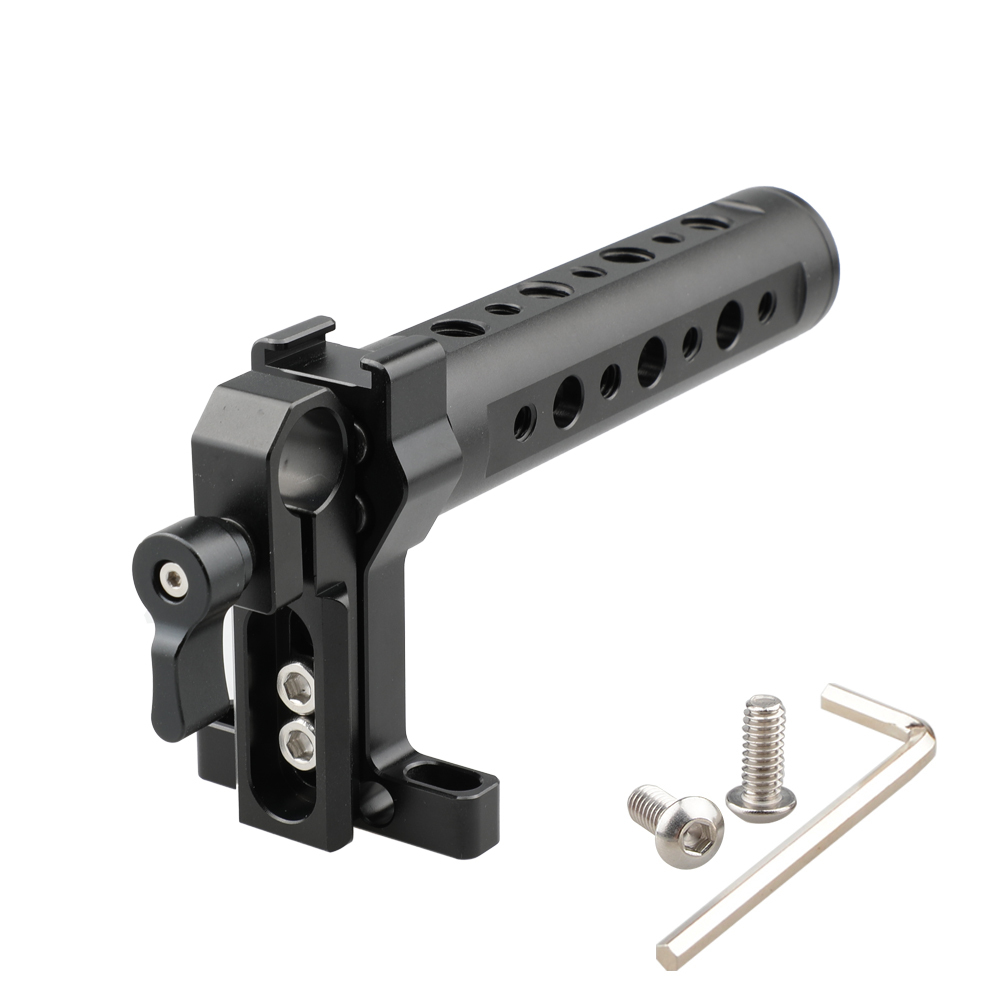 CAMVATE Top Cheese Handle with Rod Clamp (Black Wingnut) for GH5, 5DMarkIII