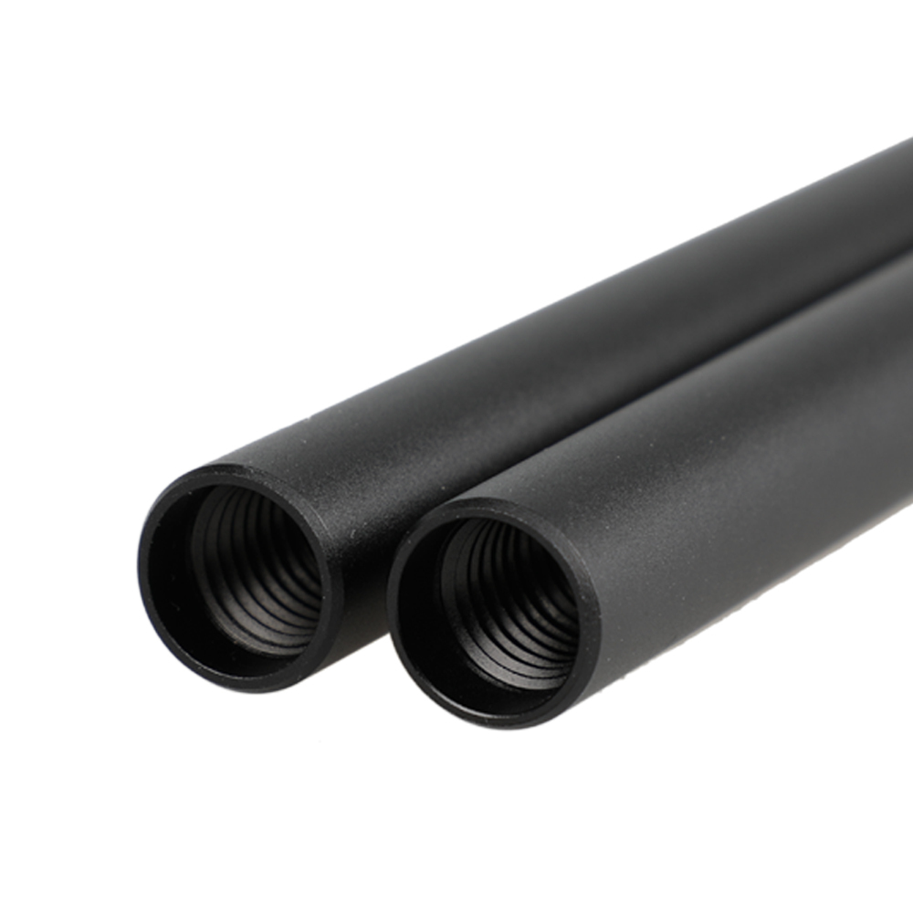 CAMVATE 15mm Rod Aluminum Anodized M12 Pipe 150mm Long (2 Tubes)