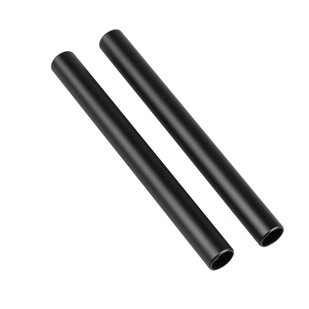 CAMVATE 15mm Rod Aluminum Anodized M12 Pipe 150mm Long (2 Tubes)
