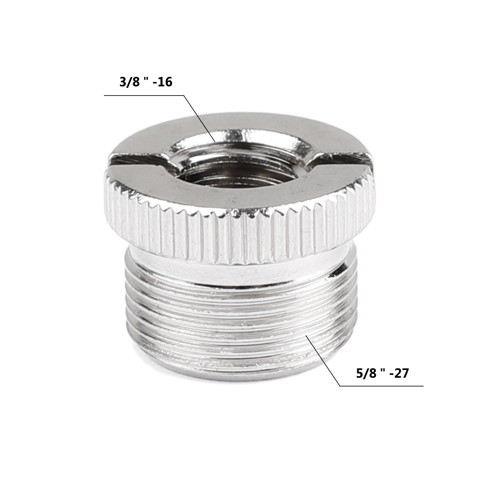 CAMVATE 5/8" Male to 3/8" Female Screw Thread Adapter for Microphone Stand