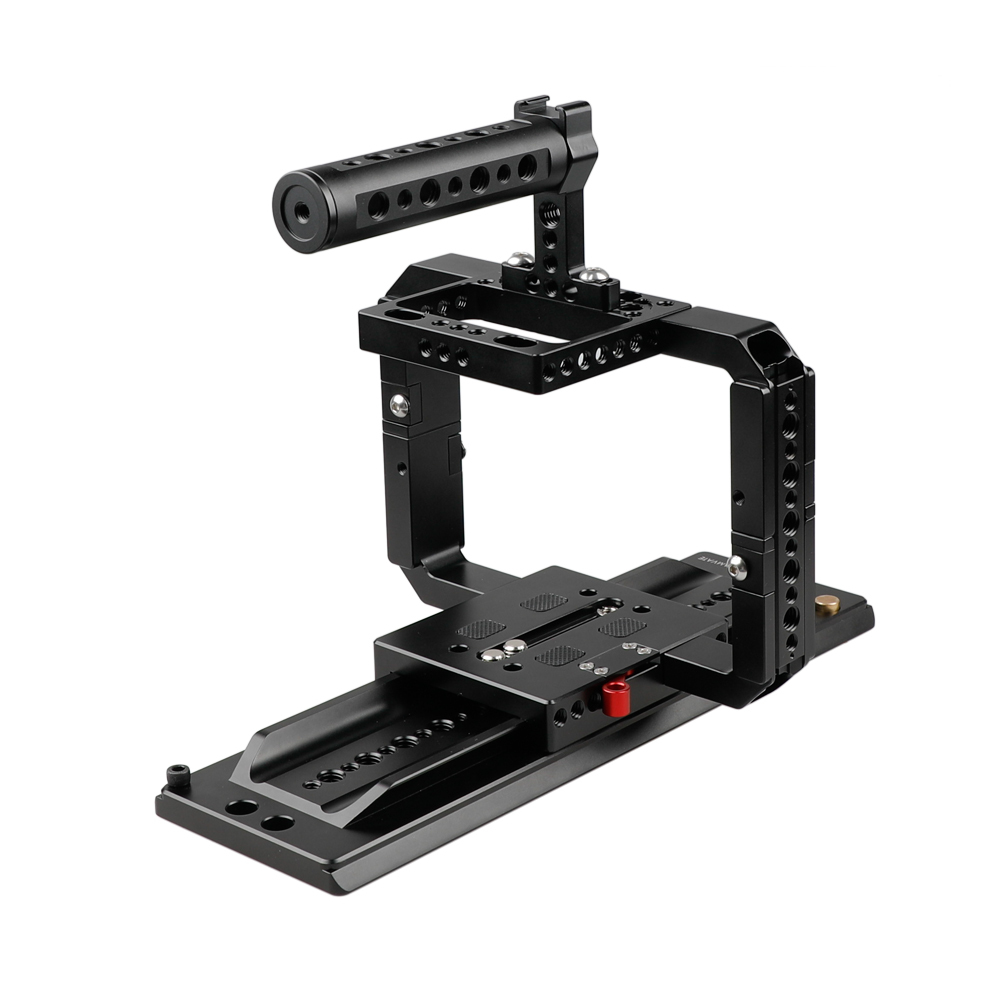 CAMVATE Full Frame Cage Rig With ARRI Sliding Dovetail Plate For RED DSMC2 Cameras