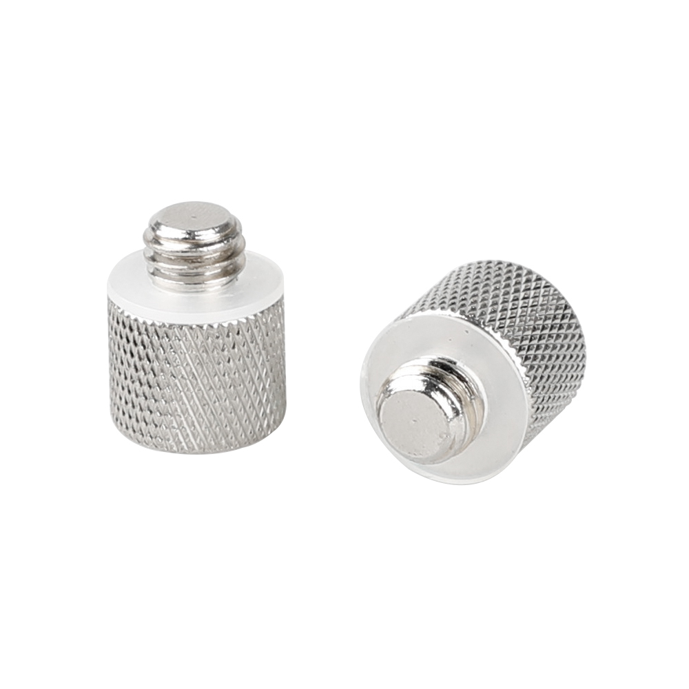 CAMVATE 2pcs 1/4" Female To 3/8" Male Adapter For Tripod And Camera And Qr Plate/Adapter Brass